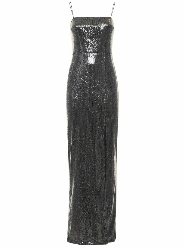 Photo: ROTATE - Sequined Slit Maxi Dress