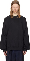 Juun.J Black New Dyeing Sweatshirt