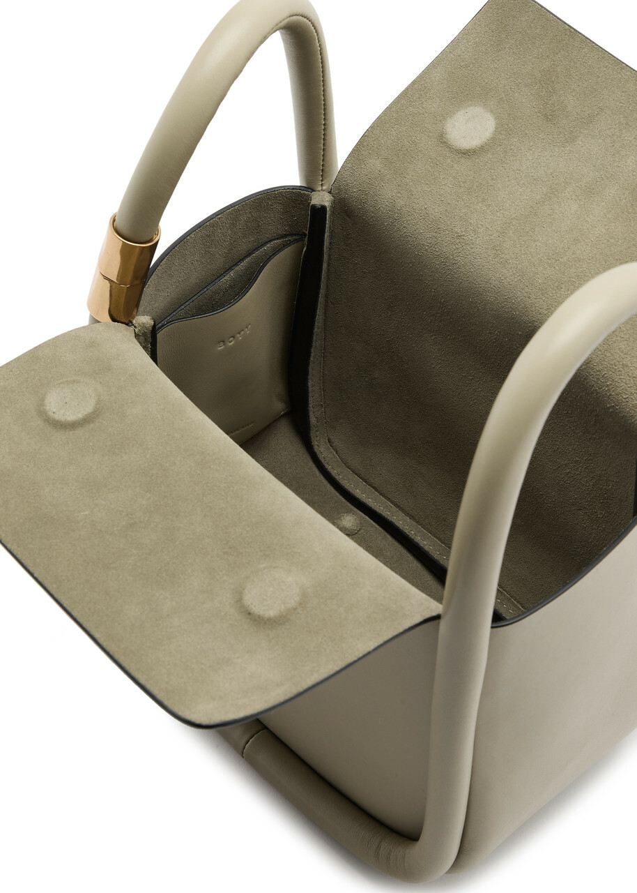Boyy Wonton 20 Leather top Handle bag - Sage - One Size