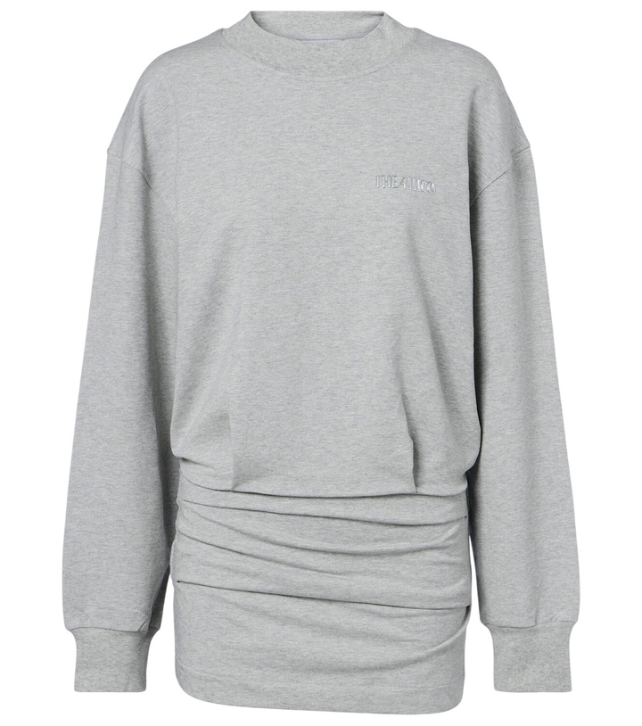 Photo: The Attico Cotton-blend jersey sweatshirt dress