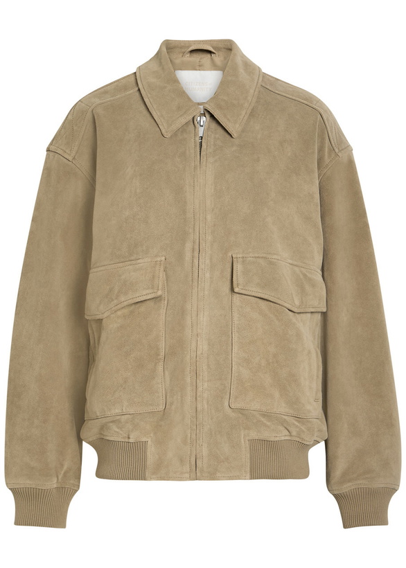 Photo: Citizens OF Humanity Vivienne Suede Jacket Beige