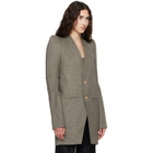 Rick Owens Gray Tower Metro Blazer
