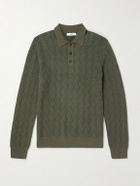 Mr P. - Knitted Wool and Cashmere-Blend Sweater - Green