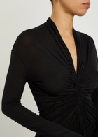 Rick Owens Radiance Ruched Jersey top Black