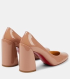 Christian Louboutin Miss Sab 85 patent leather pumps