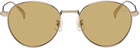 Dunhill Gold Round Sunglasses