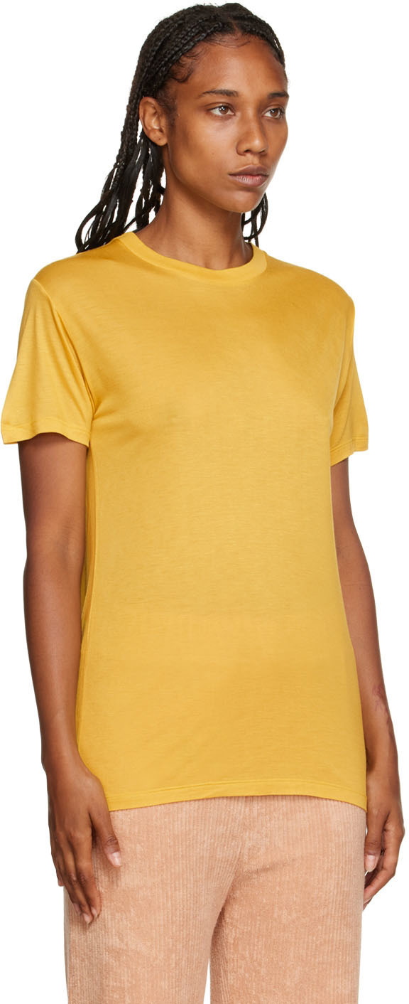 Baserange Yellow Bamboo T-Shirt Baserange