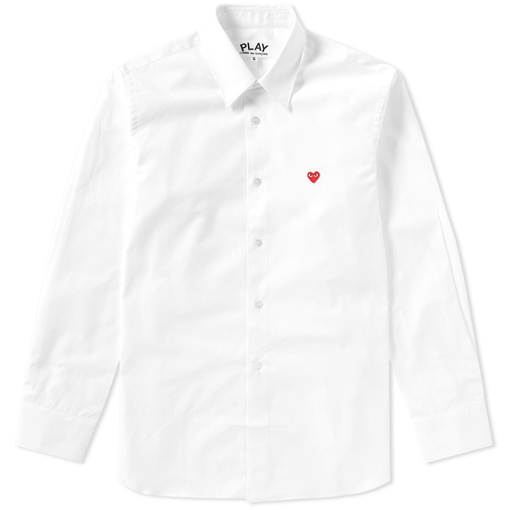 Photo: Comme des Garcons Play Little Red Heart Basic Shirt