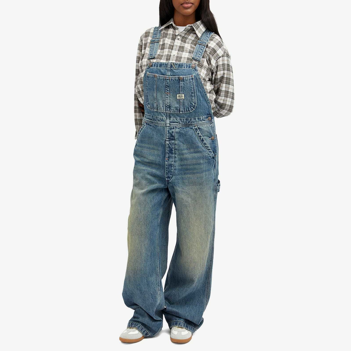 R13 Women's D'Arcy Overall in Clinton Blue