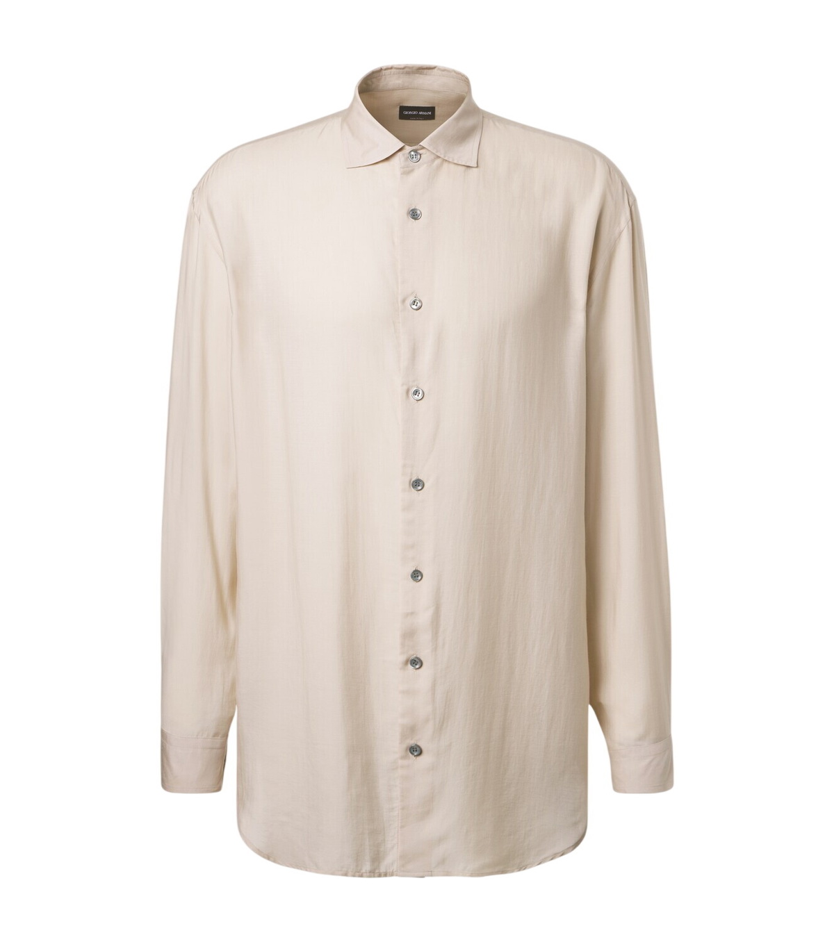 vintage Giorgio Armani シルクシャツ 良色◎ N1621 GIORGIO ARMANI - Printed Silk Shirt Giorgio Armani
