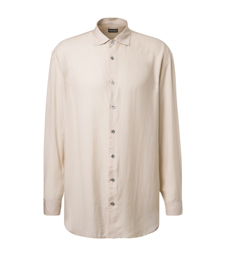 Photo: Giorgio Armani Satin shirt