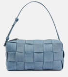 Bottega Veneta - Brick Cassette Small denim shoulder bag