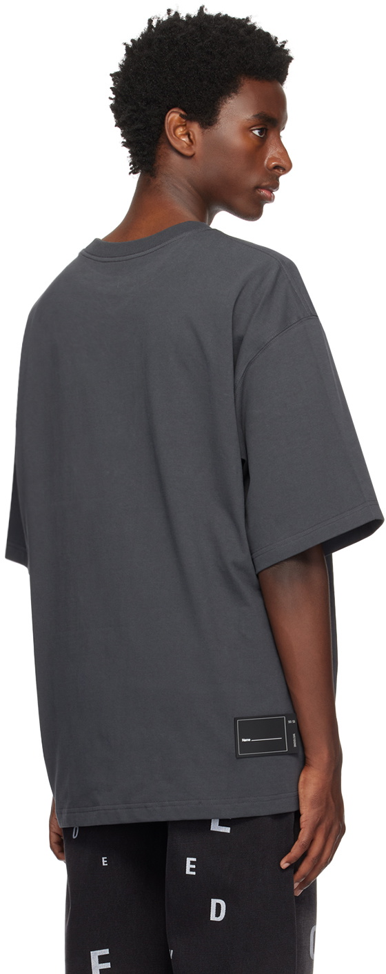 We11done Gray Print T-Shirt We11done