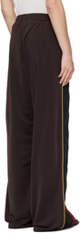 Martine Rose Brown Wide Leg Track Pants