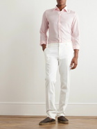 TOM FORD - Cutaway-Collar Silk-Poplin Shirt - Pink
