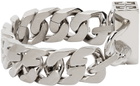 Givenchy Silver G Chain Lock Bracelet