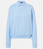 Polo Ralph Lauren Cotton-blend fleece polo sweatshirt