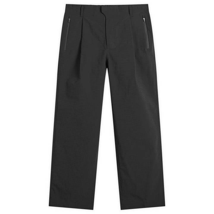 Photo: Hiking Patrol Men's Waypoint Ripstop Pleated Trousers in Charcoal Black