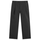 Hiking Patrol Men's Waypoint Ripstop Pleated Trousers in Charcoal Black