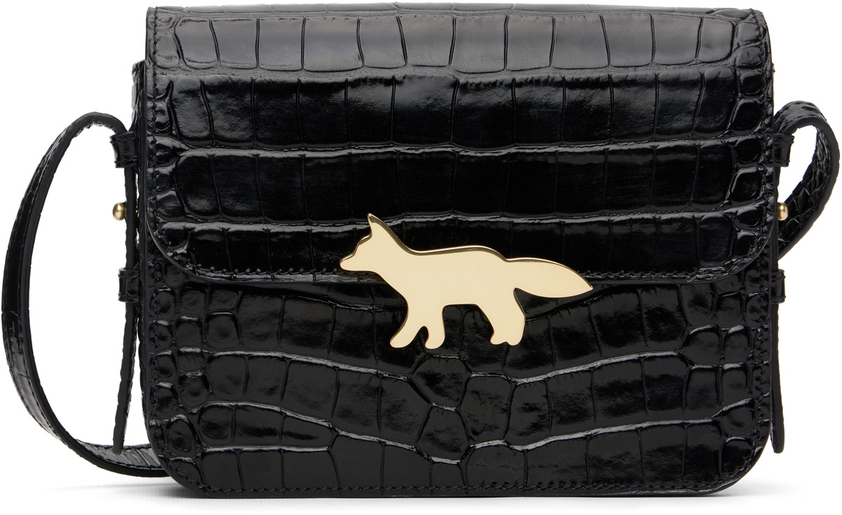 Maison Kitsuné Black Edie Bag