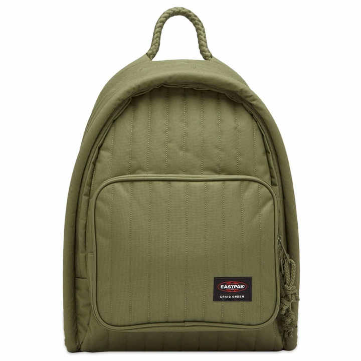 Photo: Eastpak x Craig Green Quilted Padded Pak'r Backpack in Khaki 