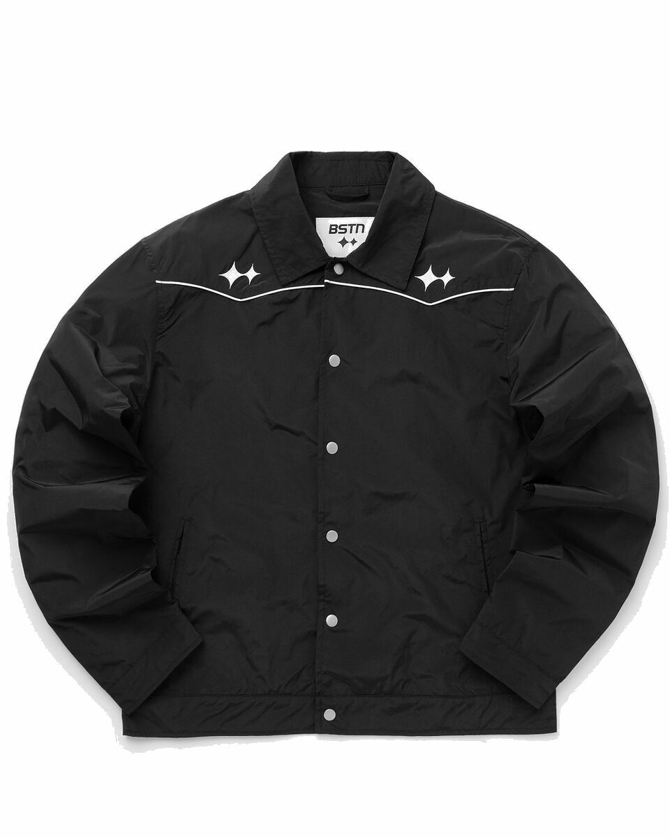 Photo: Bstn Brand Western Lighweight Jacket Black - Mens - Overshirts/Shirts & Blouses