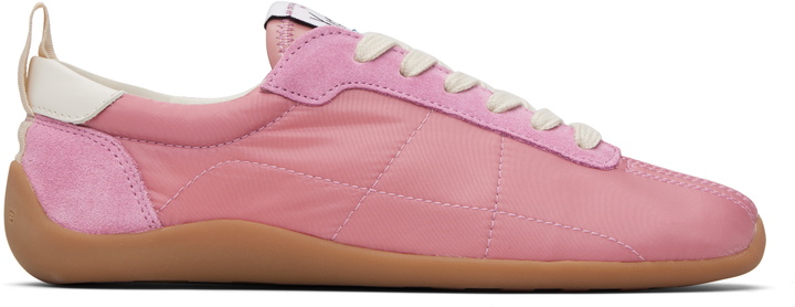 Photo: Kenzo Pink Kenzo Paris 'KENZO Striker' Low Top Sneakers