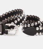 Isabel Marant Zap Bubble studded leather belt
