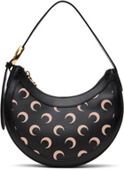 Marine Serre Black Moon Canvas Eclips Mini Bag