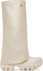 Rombaut SSENSE Exclusive Beige Boccaccio II Rain Boots