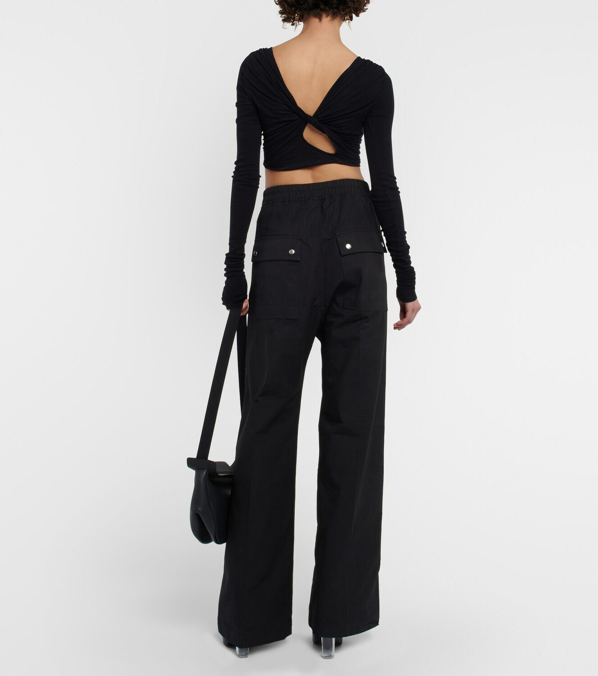 Rick Owens - Draped crop top Rick Owens