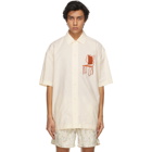 Jacquemus Off-White Embroidered La Chemise Moisson Short Sleeve Shirt