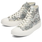 Converse First String Chuck Taylor All Star Sneaker in Silver/Snow White/Black