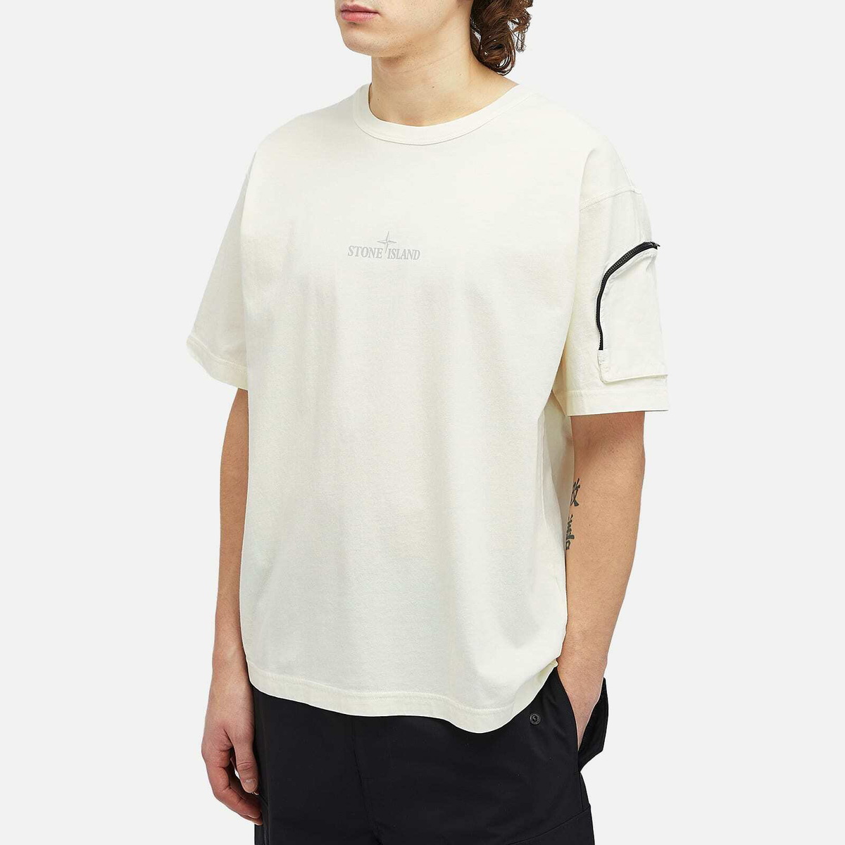 Stone Island Men's Organic Cotton Shirt White