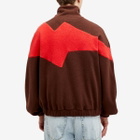 Members of the Rage Men's Fleece Pullover Jumper in Brown/Infrared/Turquoise