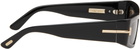 TOM FORD Black Icon Rectangular Acetate Sunglasses