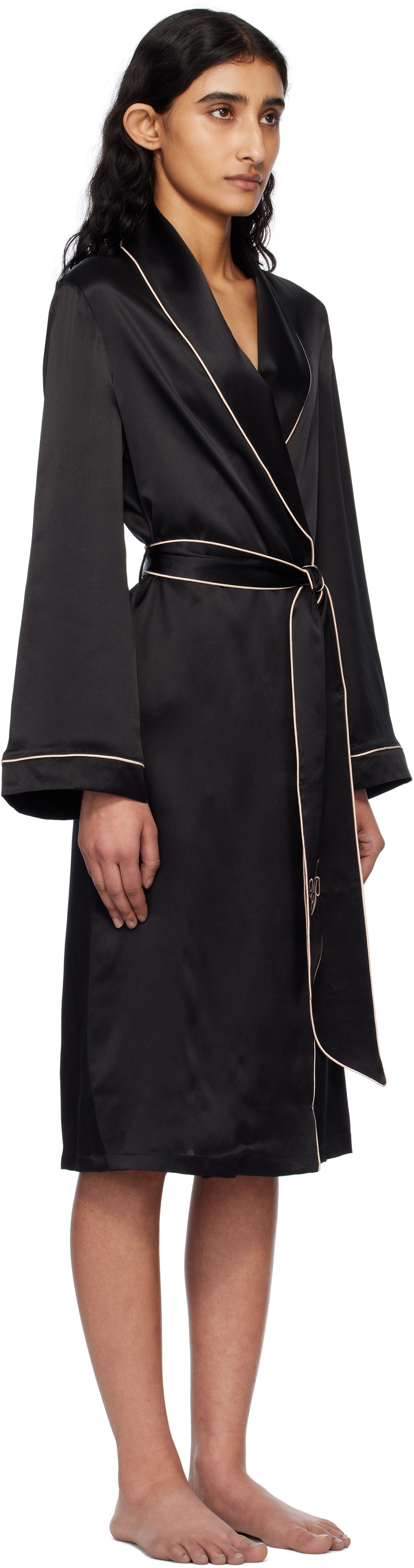 Agent Provocateur Black Classic PJ Robe Agent Provocateur