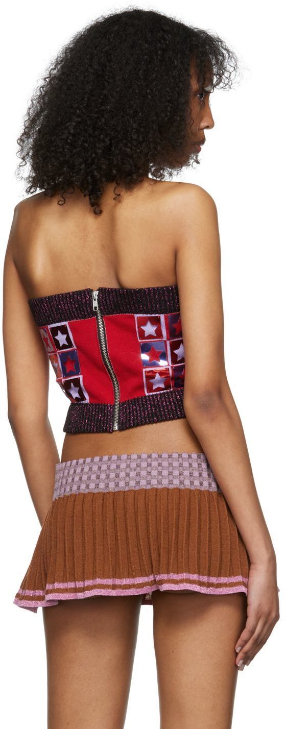 ANDREJ GRONAU SSENSE Exclusive Red Merino Wool Camisole