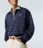 Miu Miu Striped cotton polo sweater