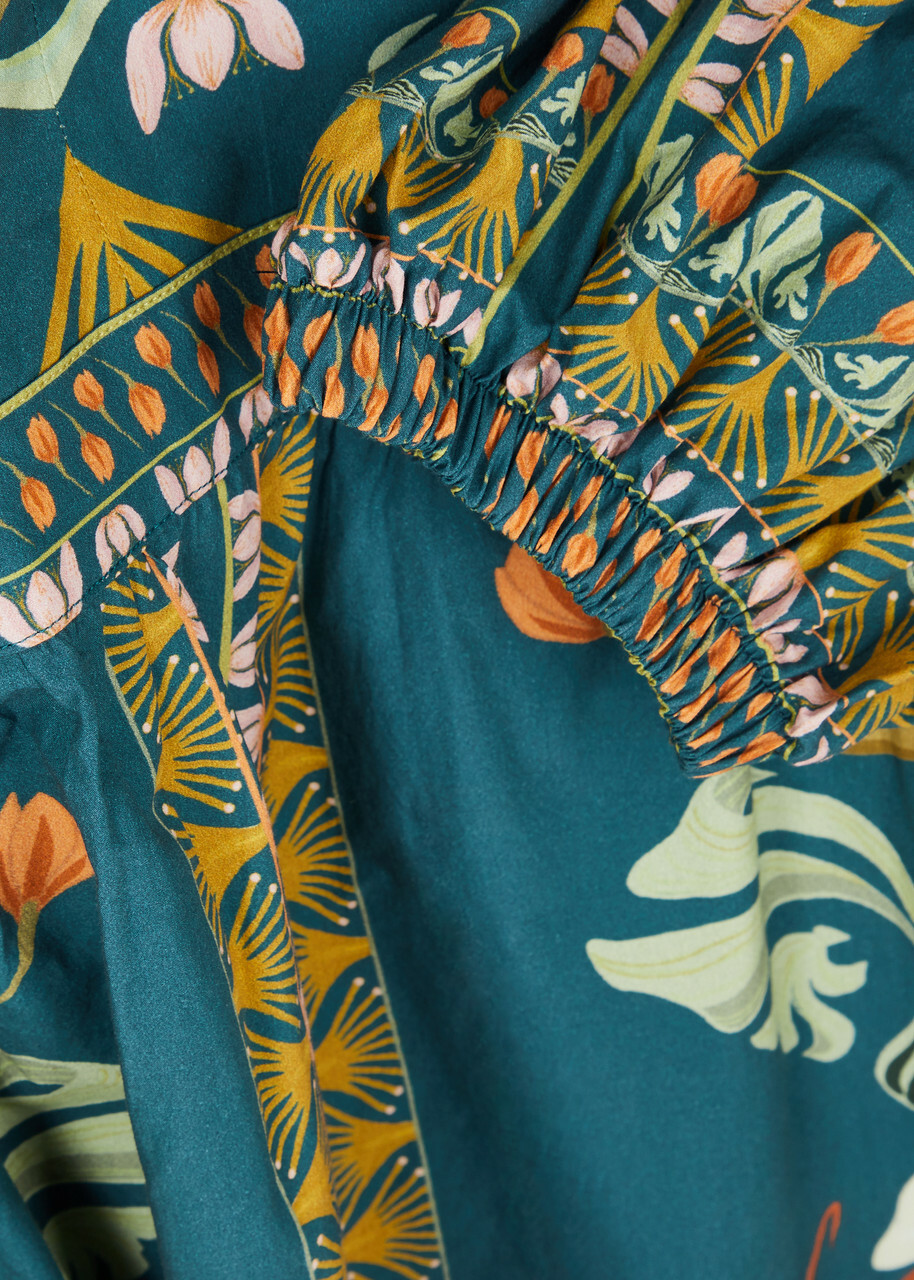 Lug Von Siga Isla Printed Cotton Mini Dress Multicoloured