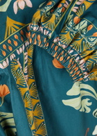 Lug Von Siga Isla Printed Cotton Mini Dress Multicoloured