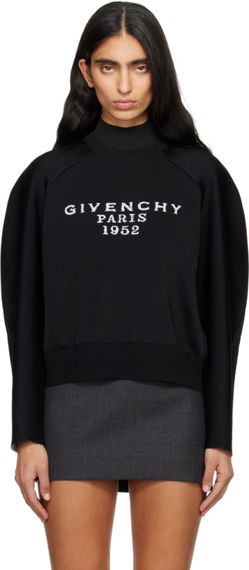 Photo: Givenchy Black 'Givenchy' Signature Sweater