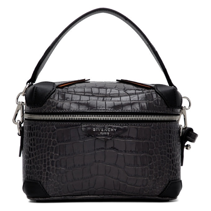 Photo: Givenchy Grey Croc Box Cross Body Bag