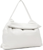 Blossom White Faco Shirring Bag