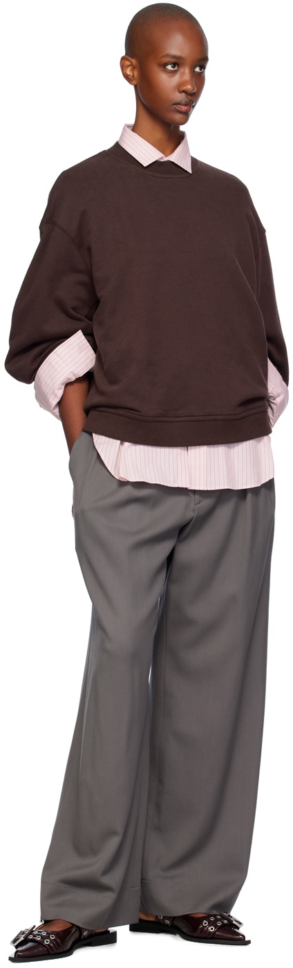 The Frankie Shop Burgundy Talia Sweatshirt