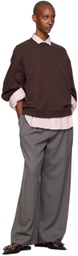 The Frankie Shop Burgundy Talia Sweatshirt
