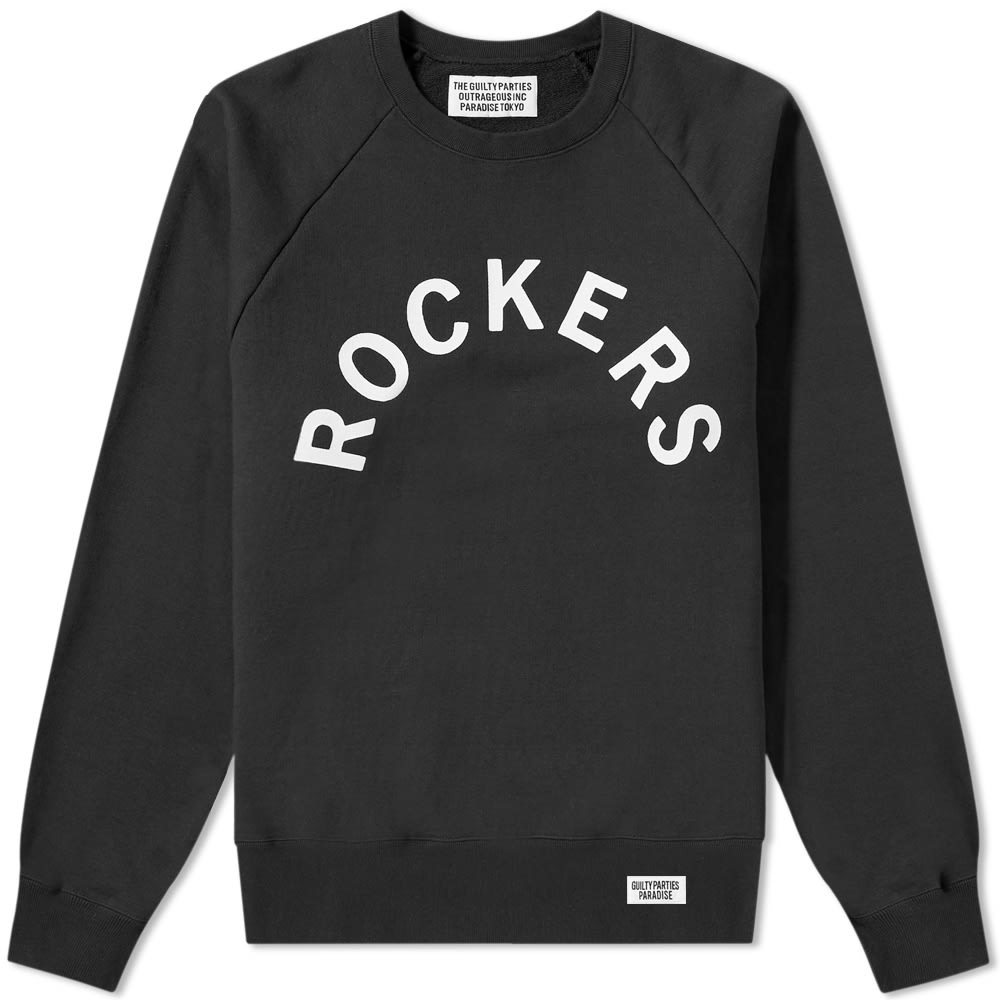 Wacko Maria Washed Heavyweight Rockers Crew Sweat Wacko Maria