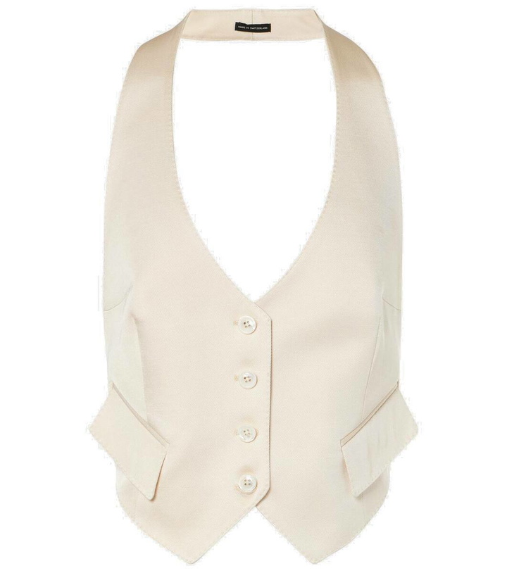 Photo: Tom Ford Silk and wool twill vest