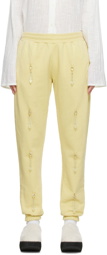 Tanner Fletcher Green Cotton Lounge Pants