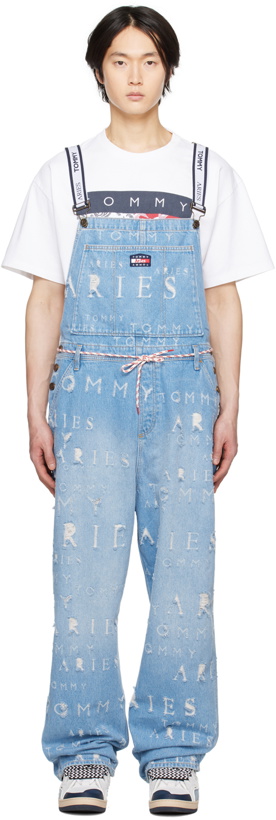 Photo: Tommy Jeans Blue Aries Edition Overalls